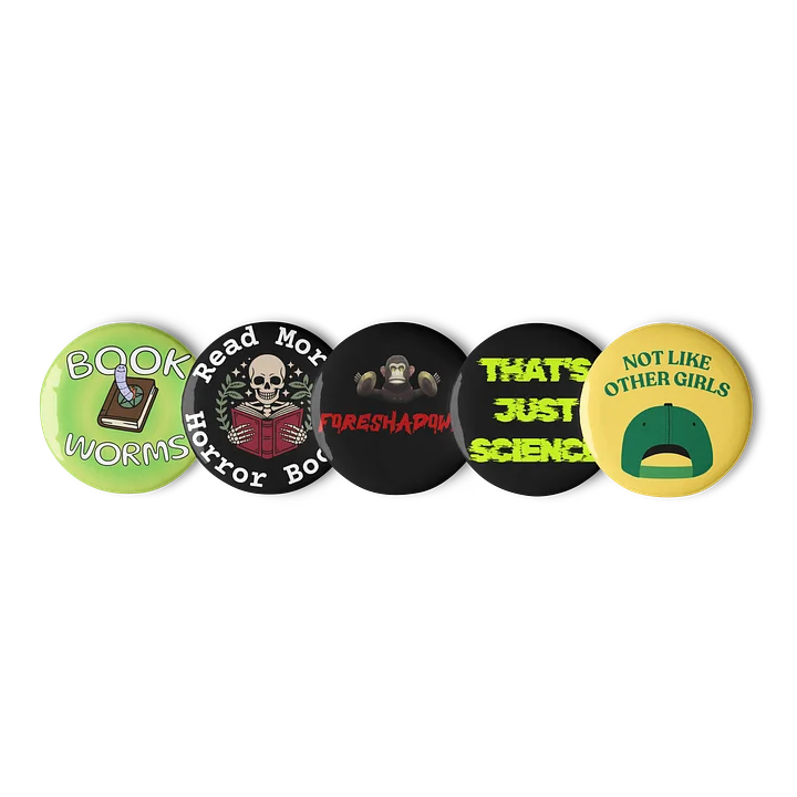 Book Worm Pin Set product image (1)