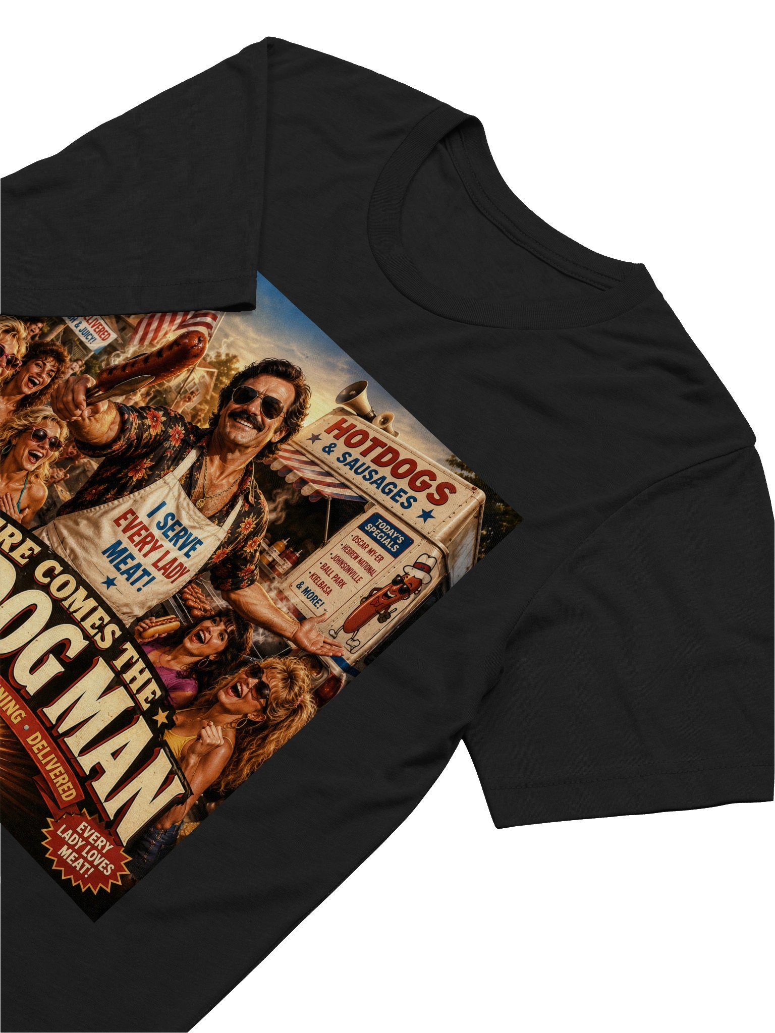Here Comes The Hotdog Man - Ultra-Soft Triblend T-Shirt product image (15)