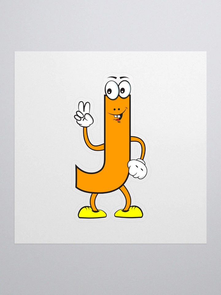 J Cartoon Character Sticker product image (1)