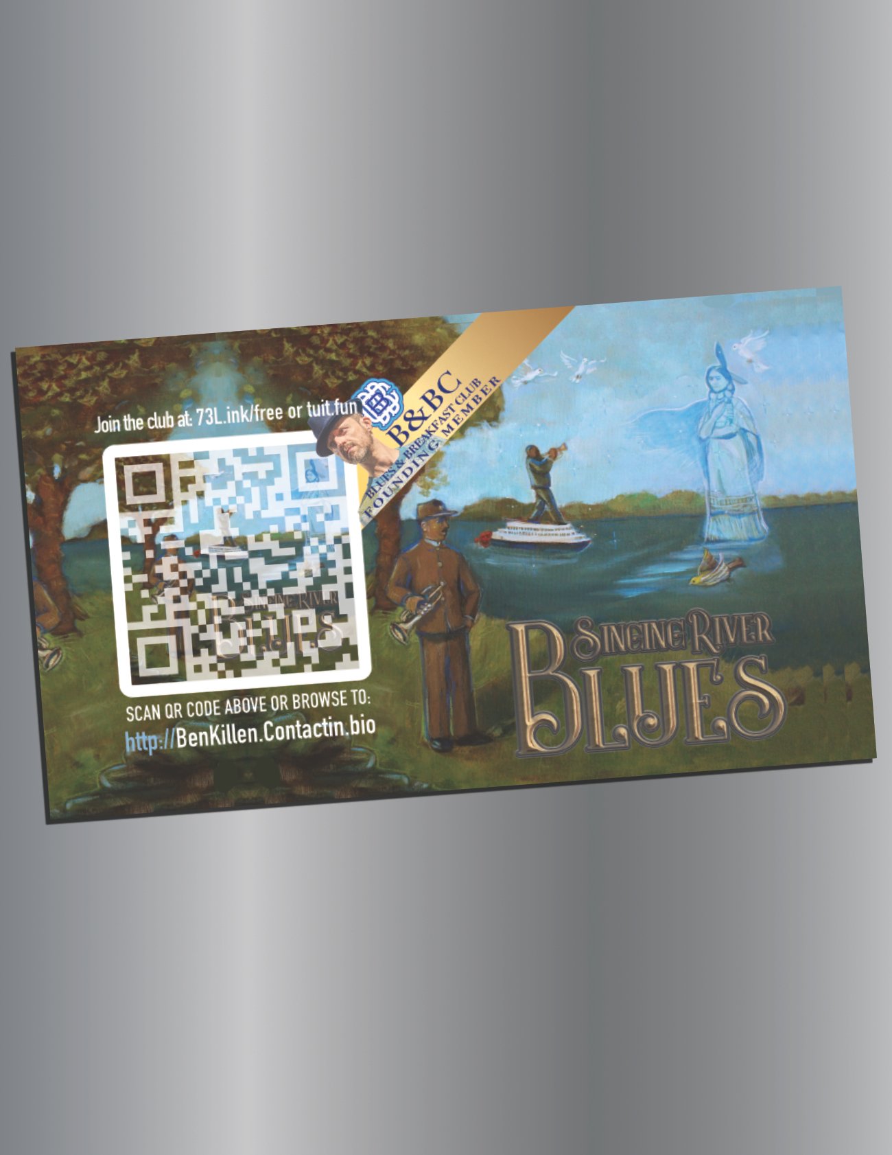 Ben’s Blues & Breakfast Club Collectible Magnet – join Club, save $100! product image (1)