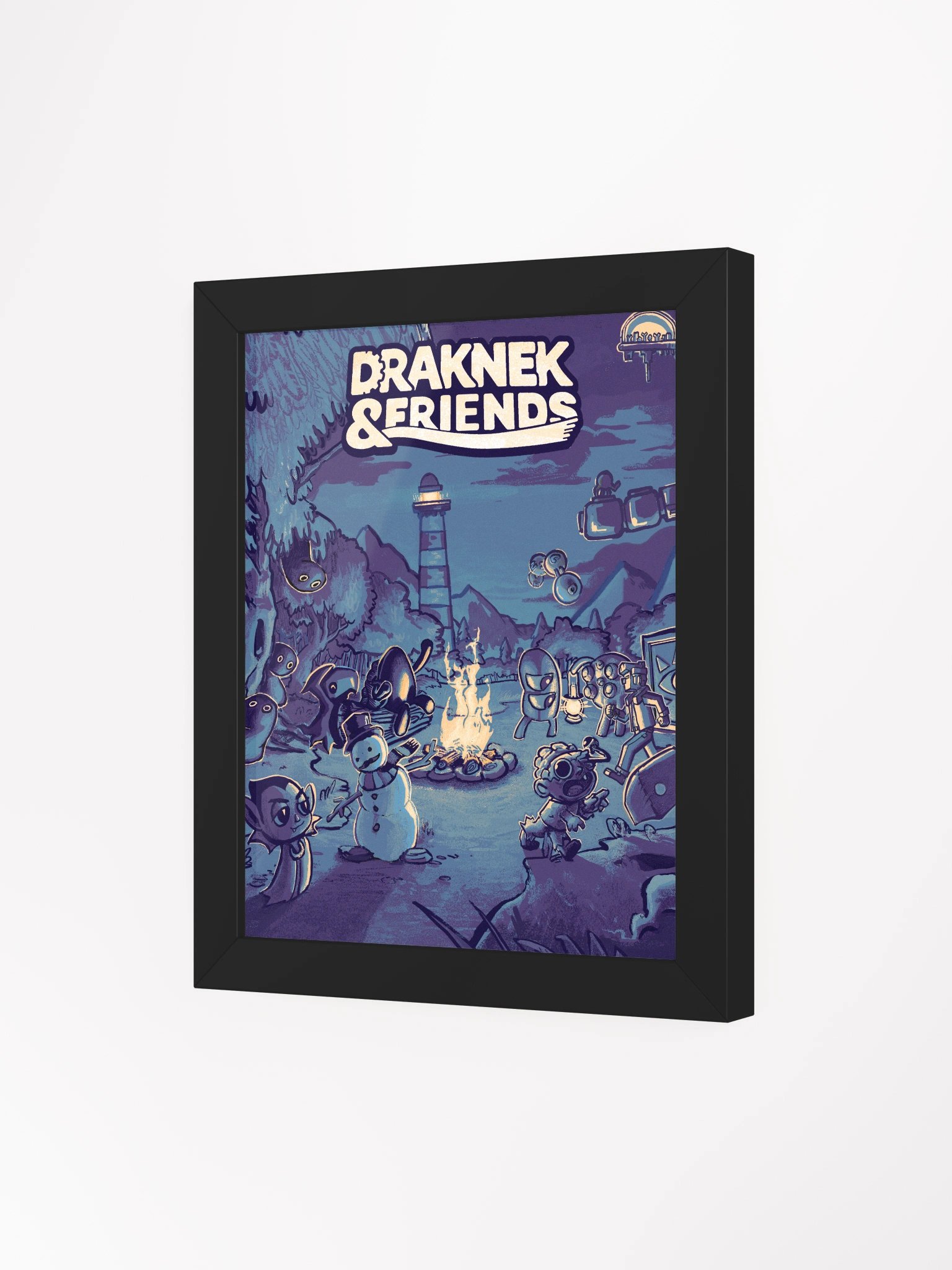 Draknek & Friends Framed Print product image (3)