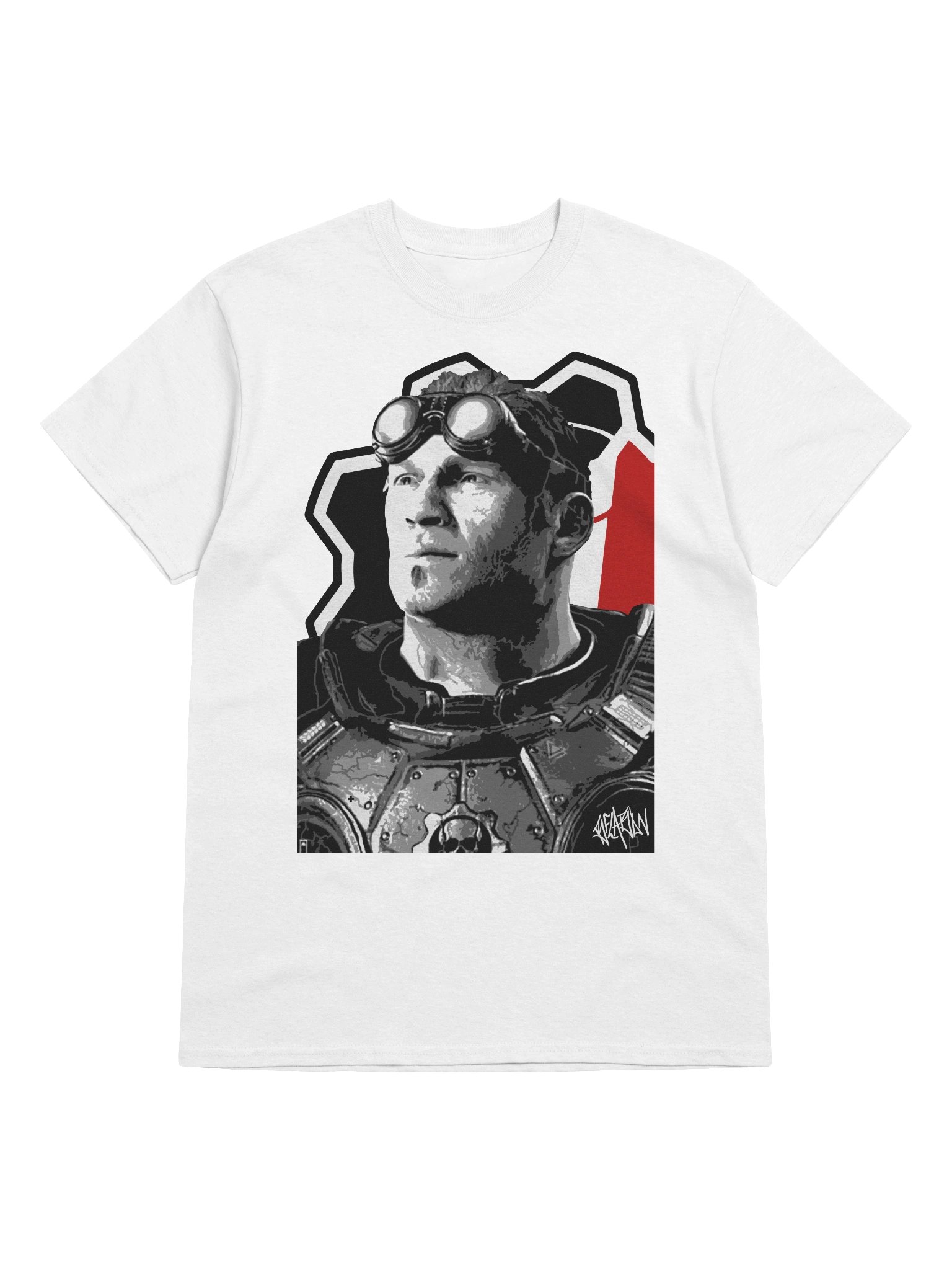Baird painting tee (WHITE) product image (5)