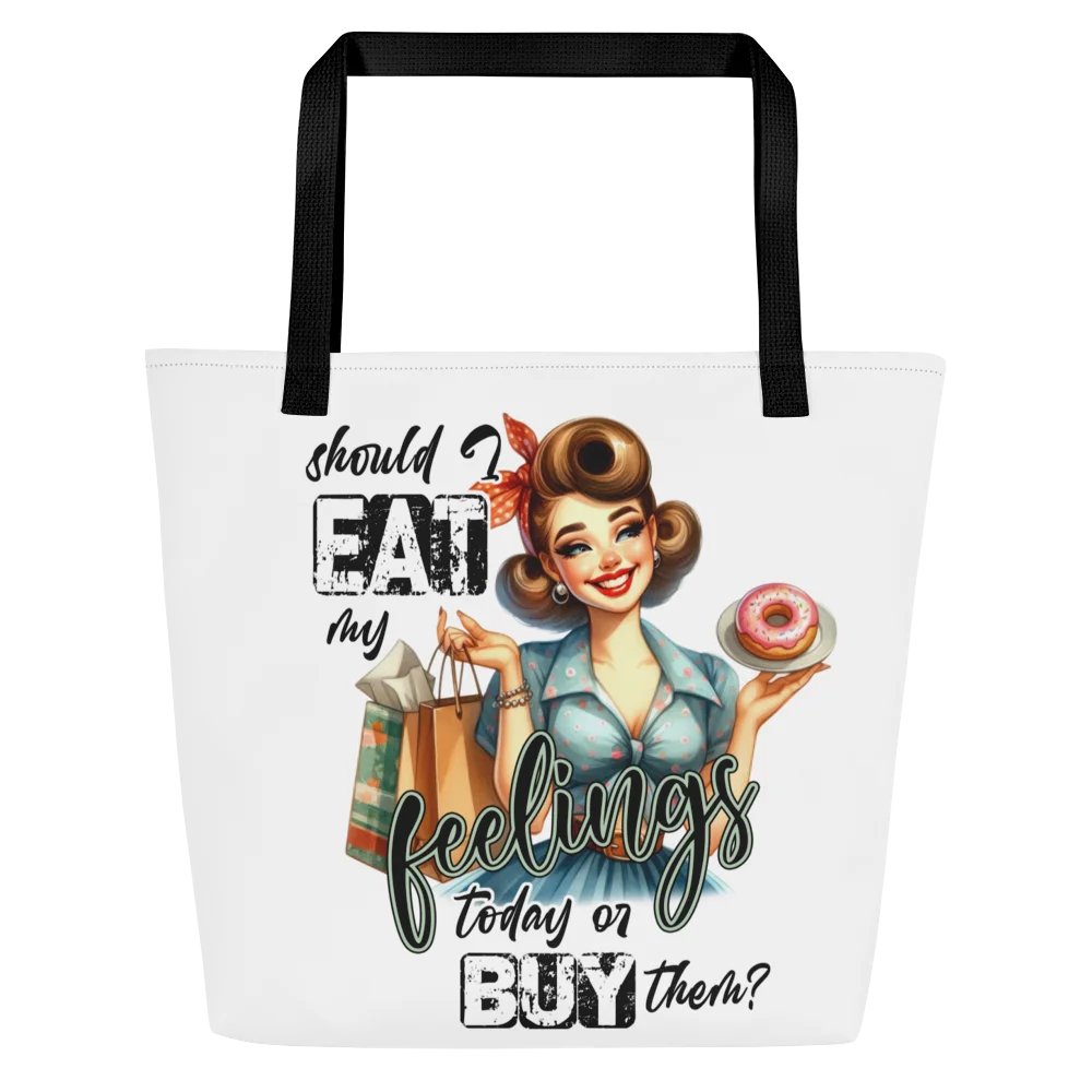 Large Tote Bag w/ Pocket product image (2)