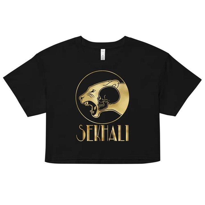 Sekhali Logo Gilded Crop Top product image (1)
