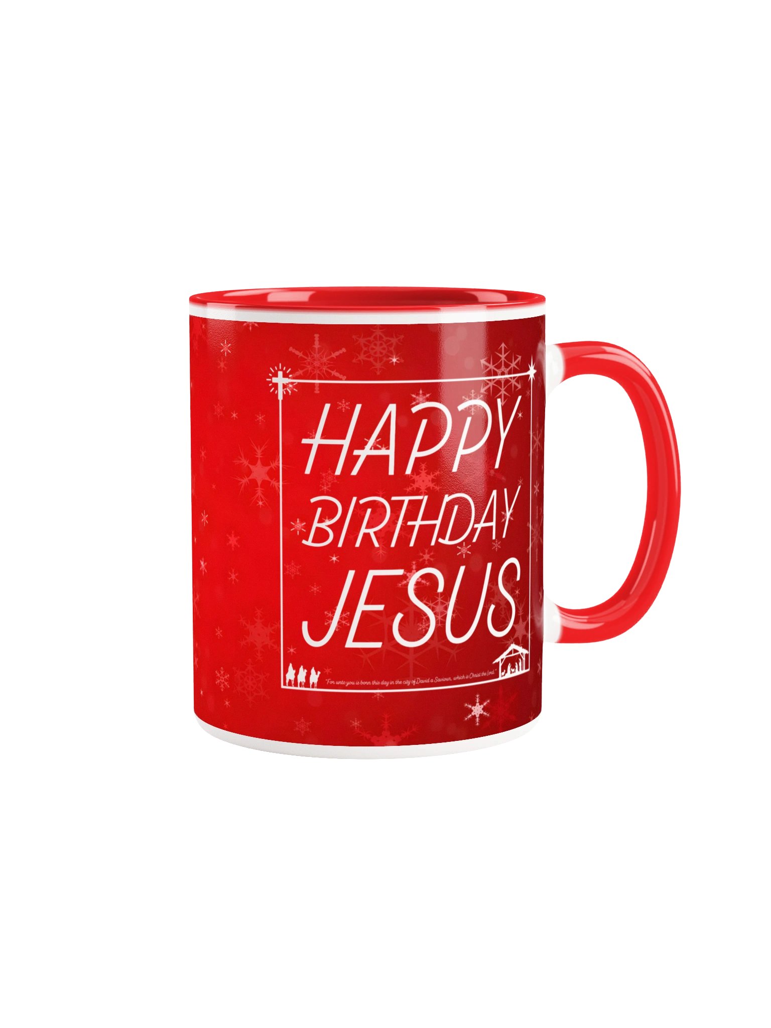Happy Birthday Jesus Luke 2:11 Mug product image (2)