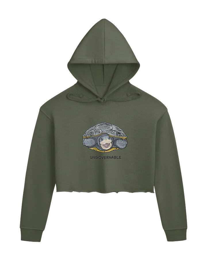 Ungovernable Terrapin Crop Hoodie product image (1)