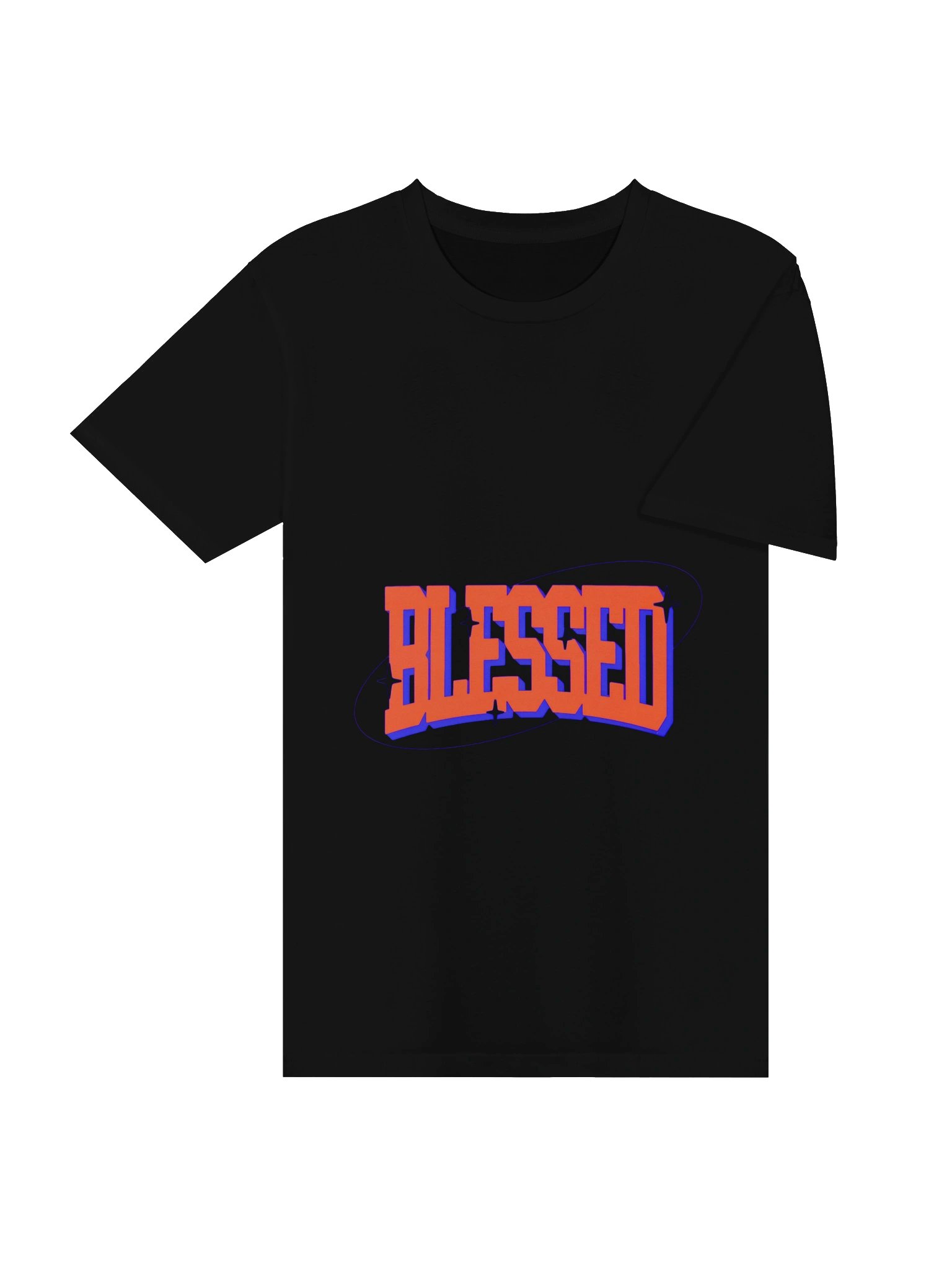 BLESSED Orange Sparkle Tee product image (4)