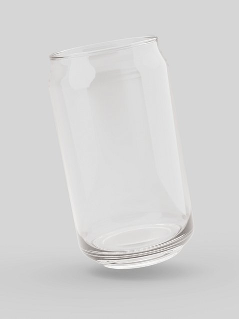 Photo showing Can-Shaped Glass