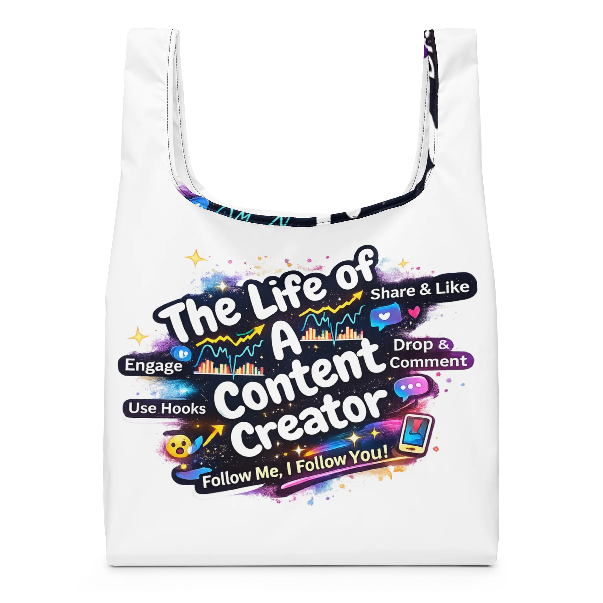 Galactic Content Creator Tote Bag product image (1)