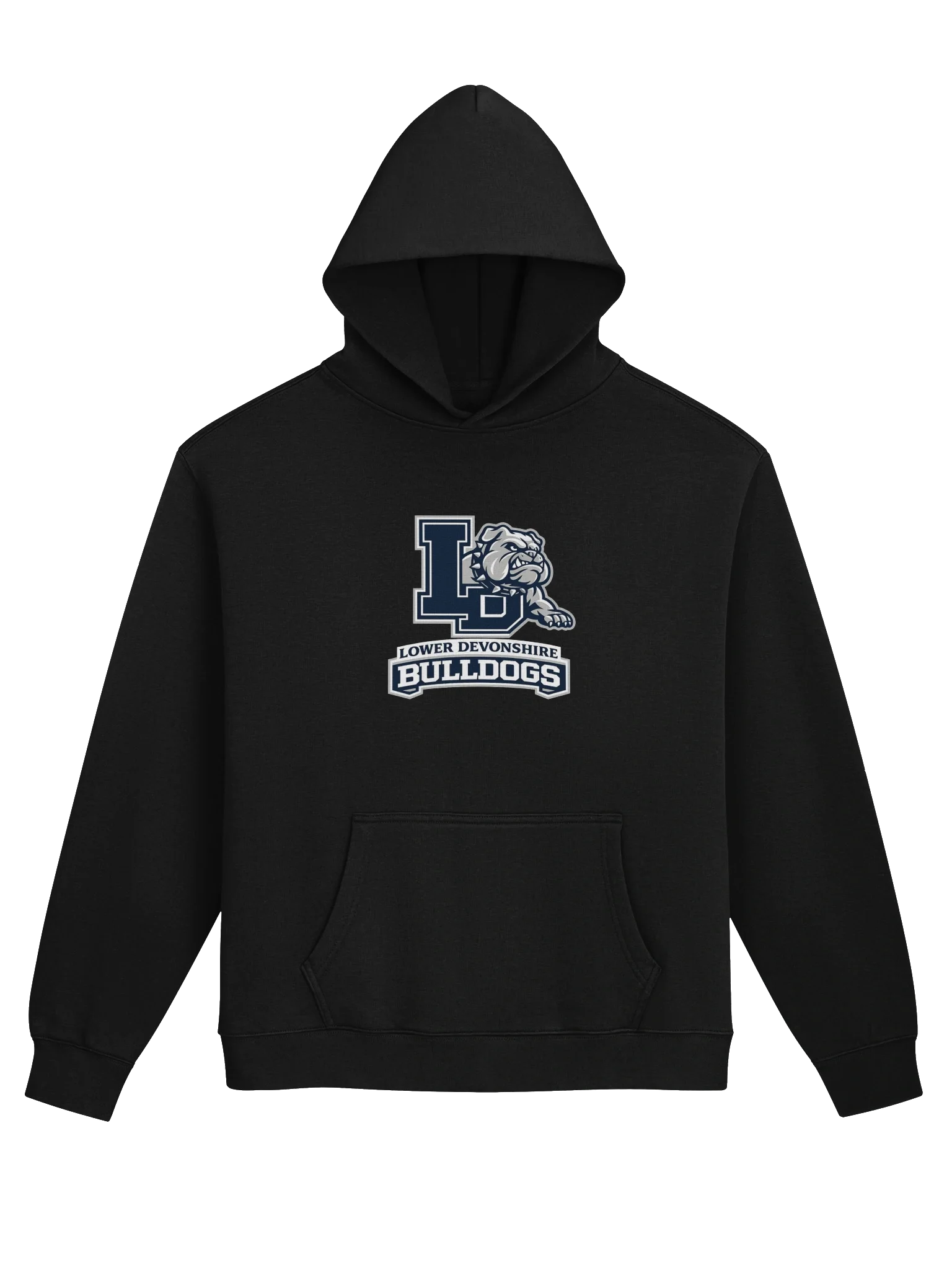 Lower Devonshire Bulldogs Classic Hoodie - Black
