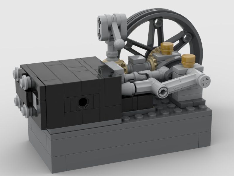 World's Smallest Double-Action Steam Engine MOC product image (3)