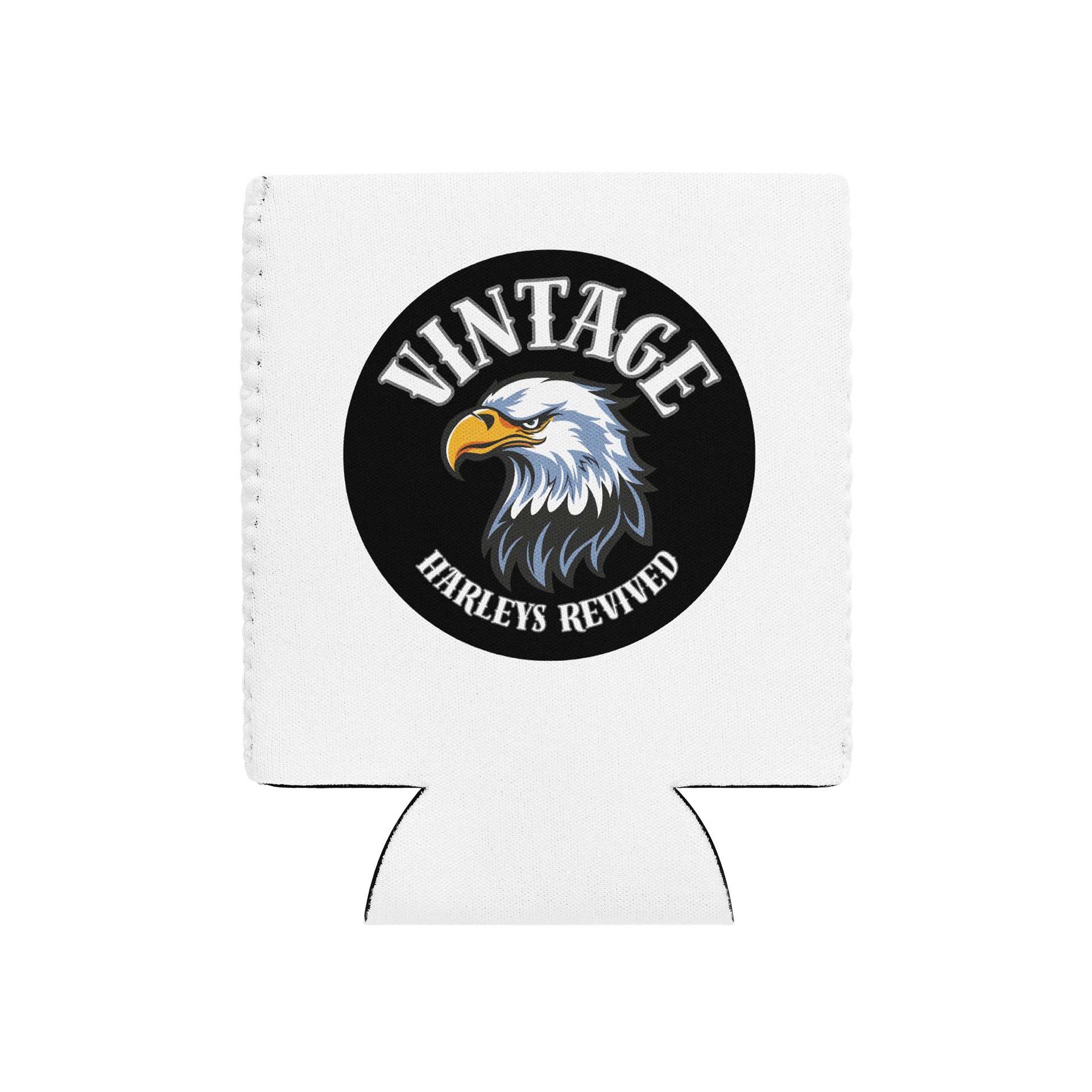 Vintage Harleys Revived Can Cooler – Black Eagle Logo product image (2)