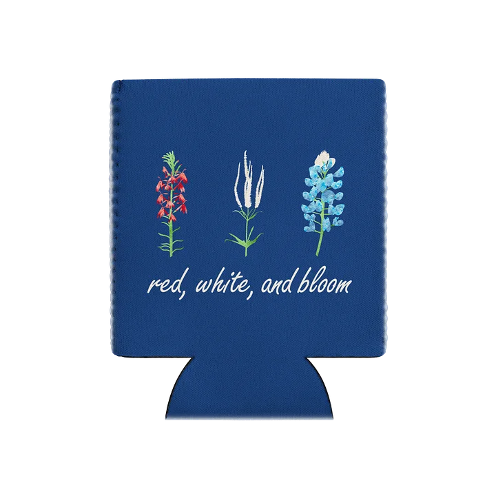 Red, White, and Bloom (Can Coozie) product image (1)