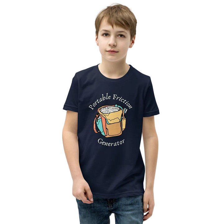 Portable Friction Generator - Youth Climbing T-Shirt product image (45)