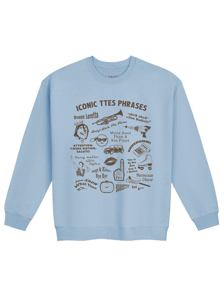 Iconic TTES Phrases Crewneck product image (1)