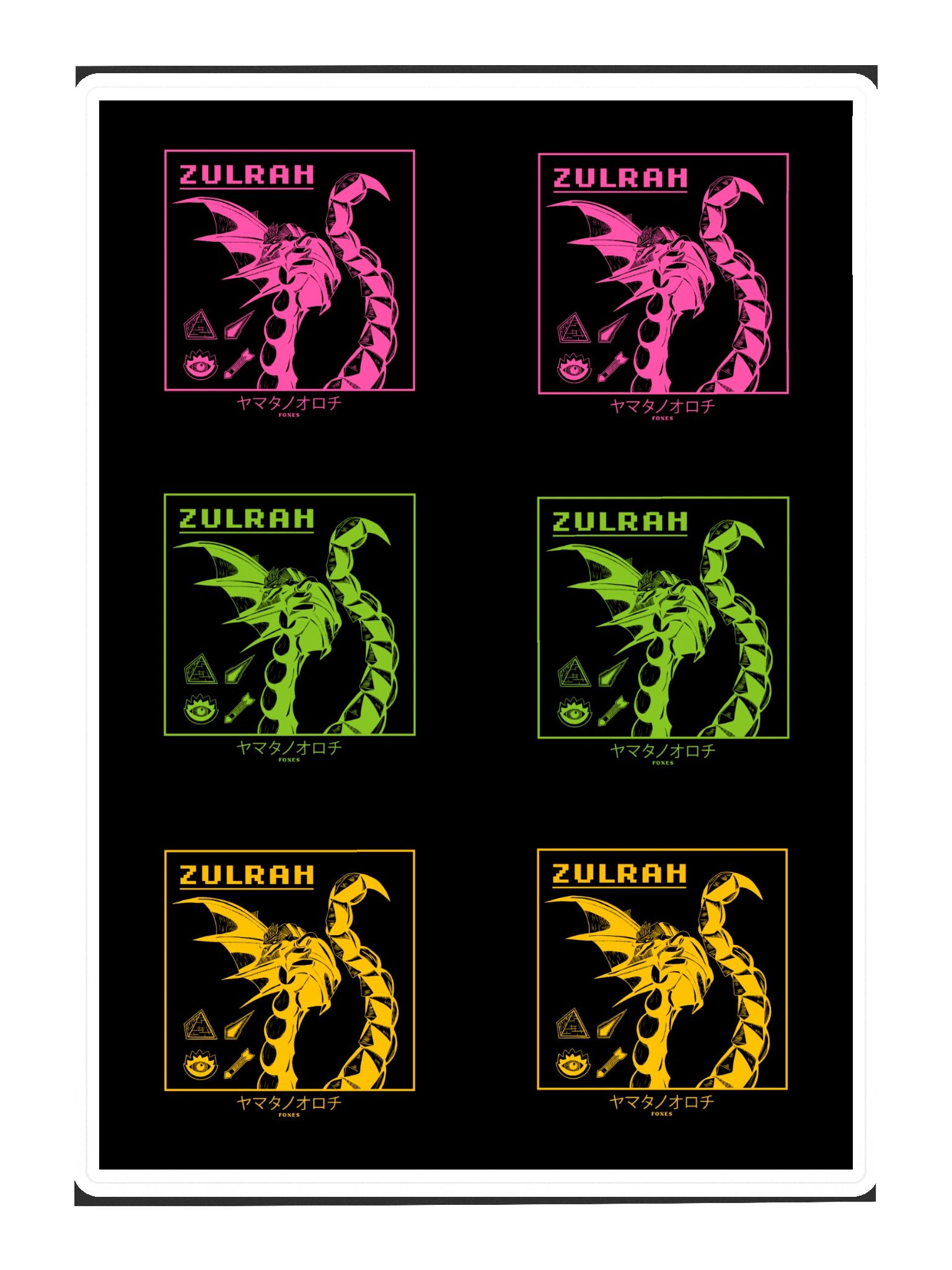 Zulrah Sticker Sheet product image (3)