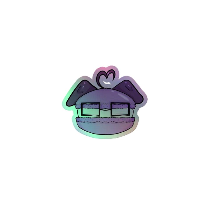 Holographic Macaron Sticker product image (1)