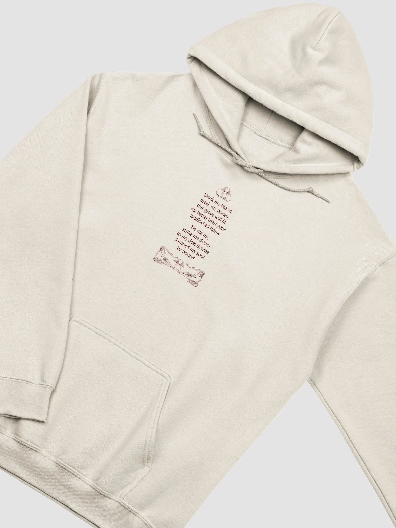 'Syrena' Official Merch Hoodie (chorus lyrics version) product image (10)