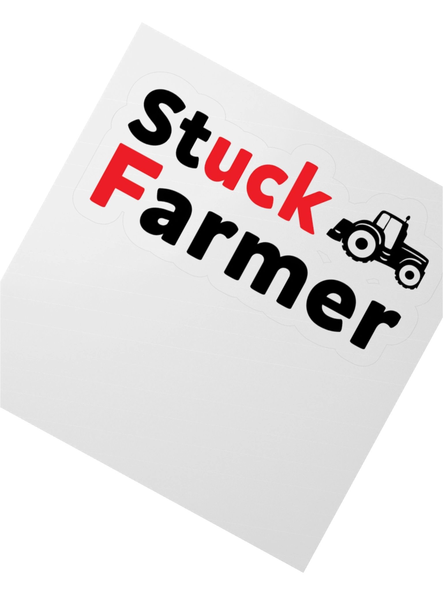 Stuck farmer stickers product image (7)