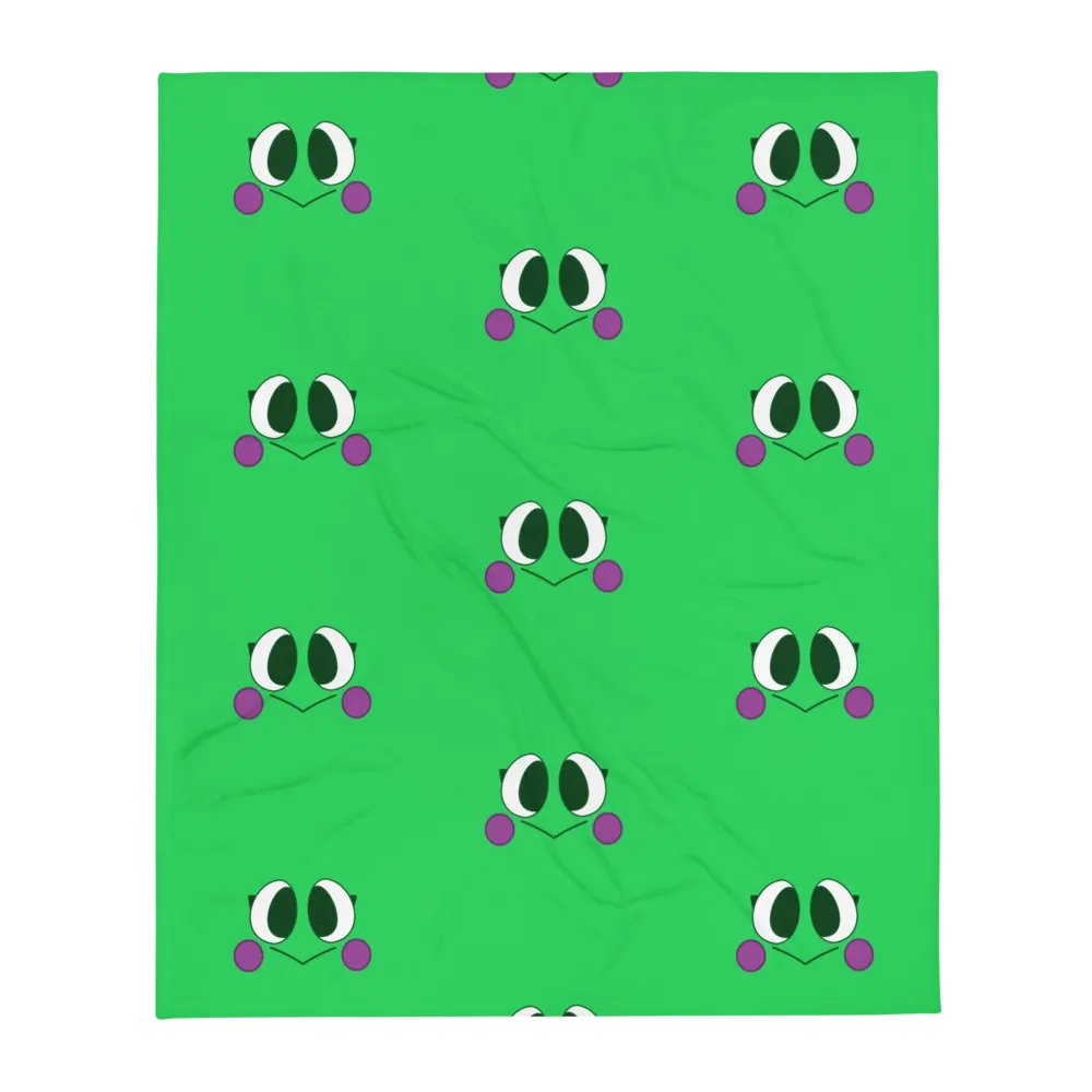 Turtle Face Throw Blanket product image (13)