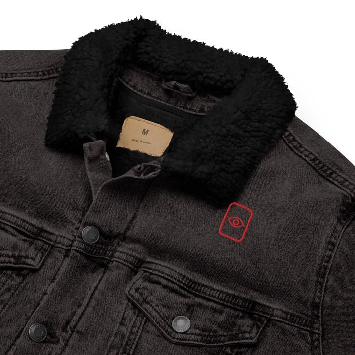 EyeSeeThru Logo Sherpa Denim Jacket product image (2)