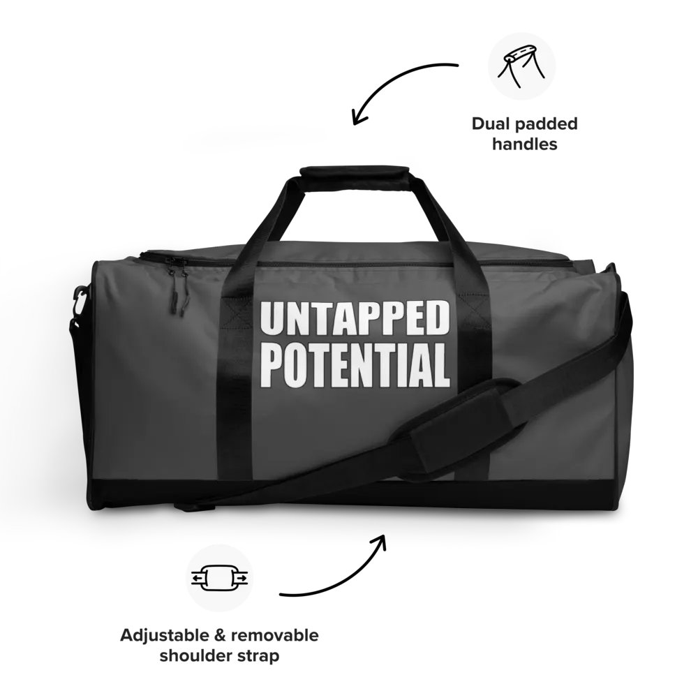Untapped Potential Gray Duffle Bag product image (9)