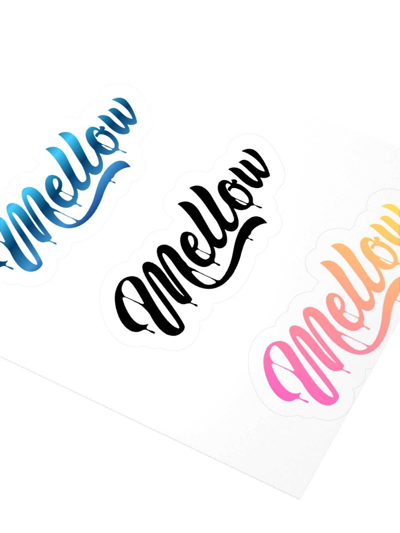 Mellow Kiss Cut Stickers product image (7)