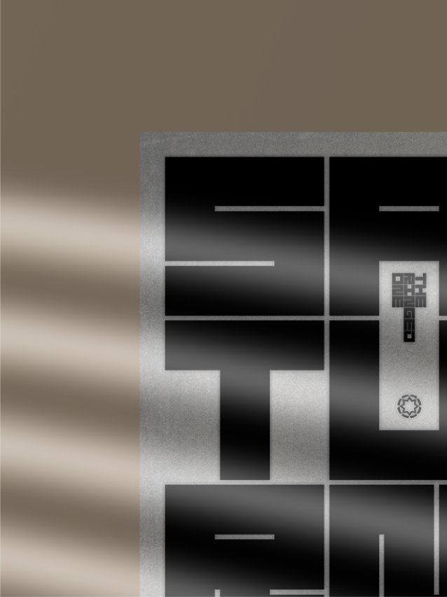 Dominion : Saturn — Bold Brutalist Digital Print for Modern Interior product image (4)