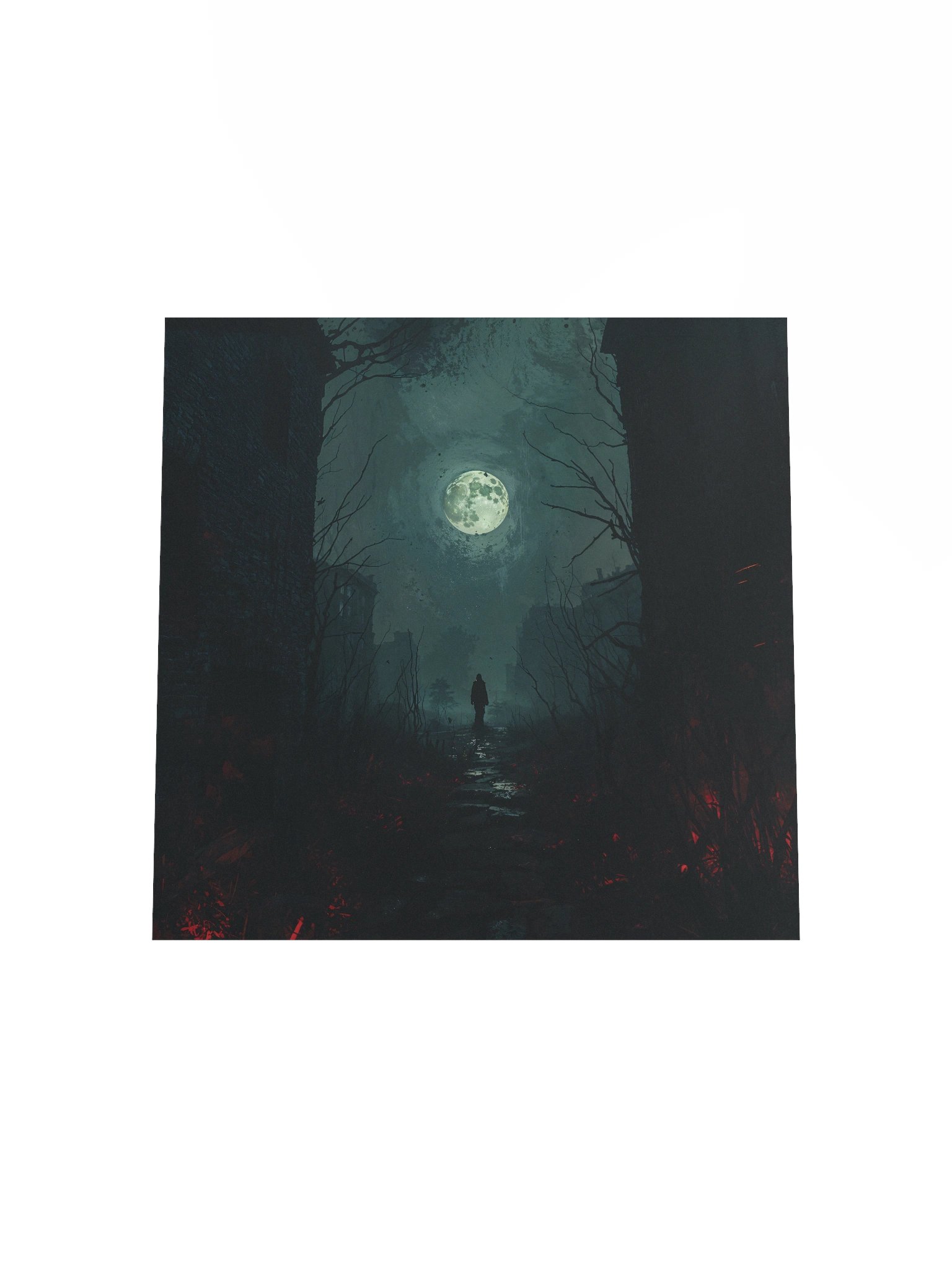 The Moonlit Passage Matte Poster product image (18)