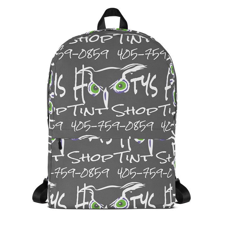 Hooty's Tint Shop Premium Backpack product image (1)