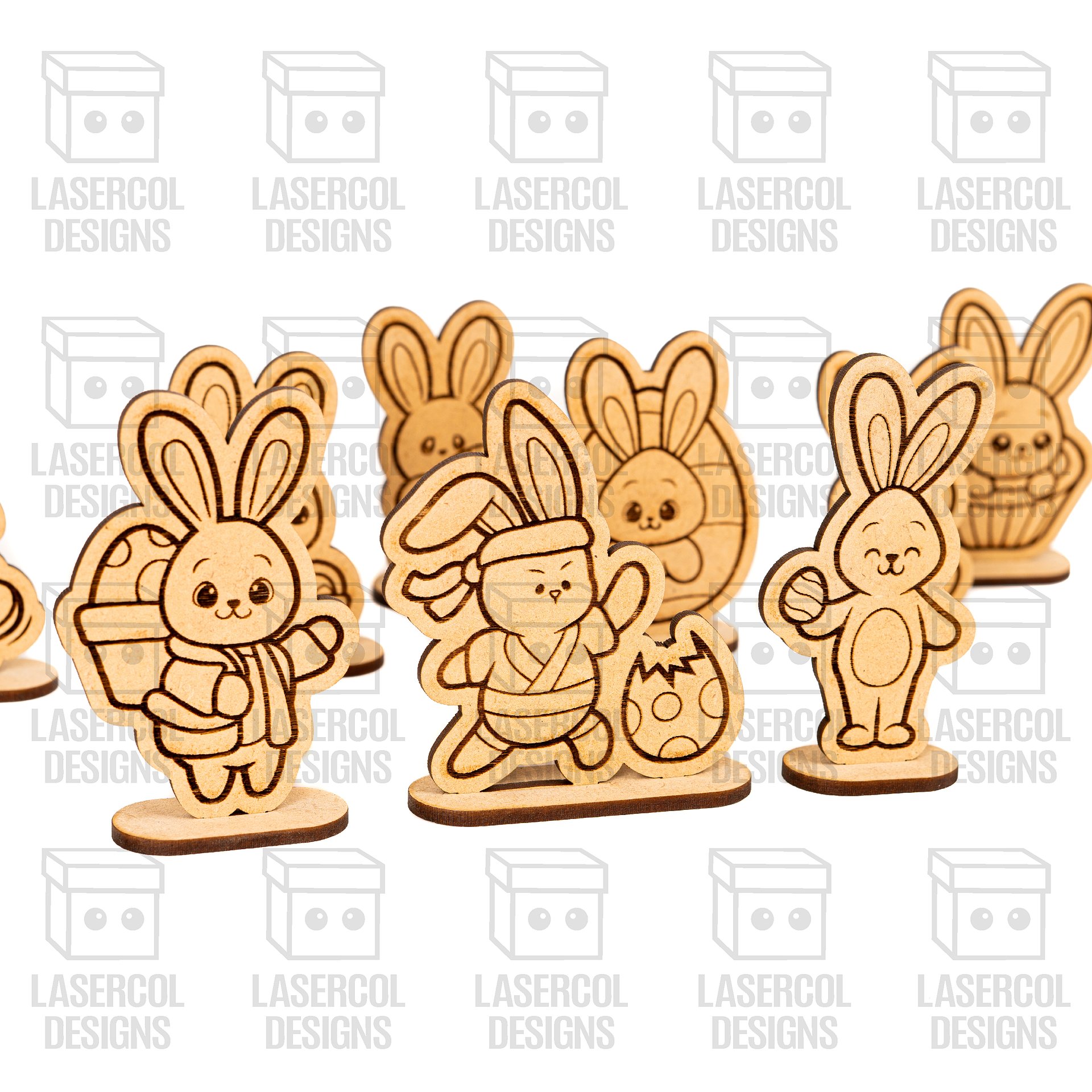 Easter Cutouts With Base Set 7 - Laser Cut Files product image (9)