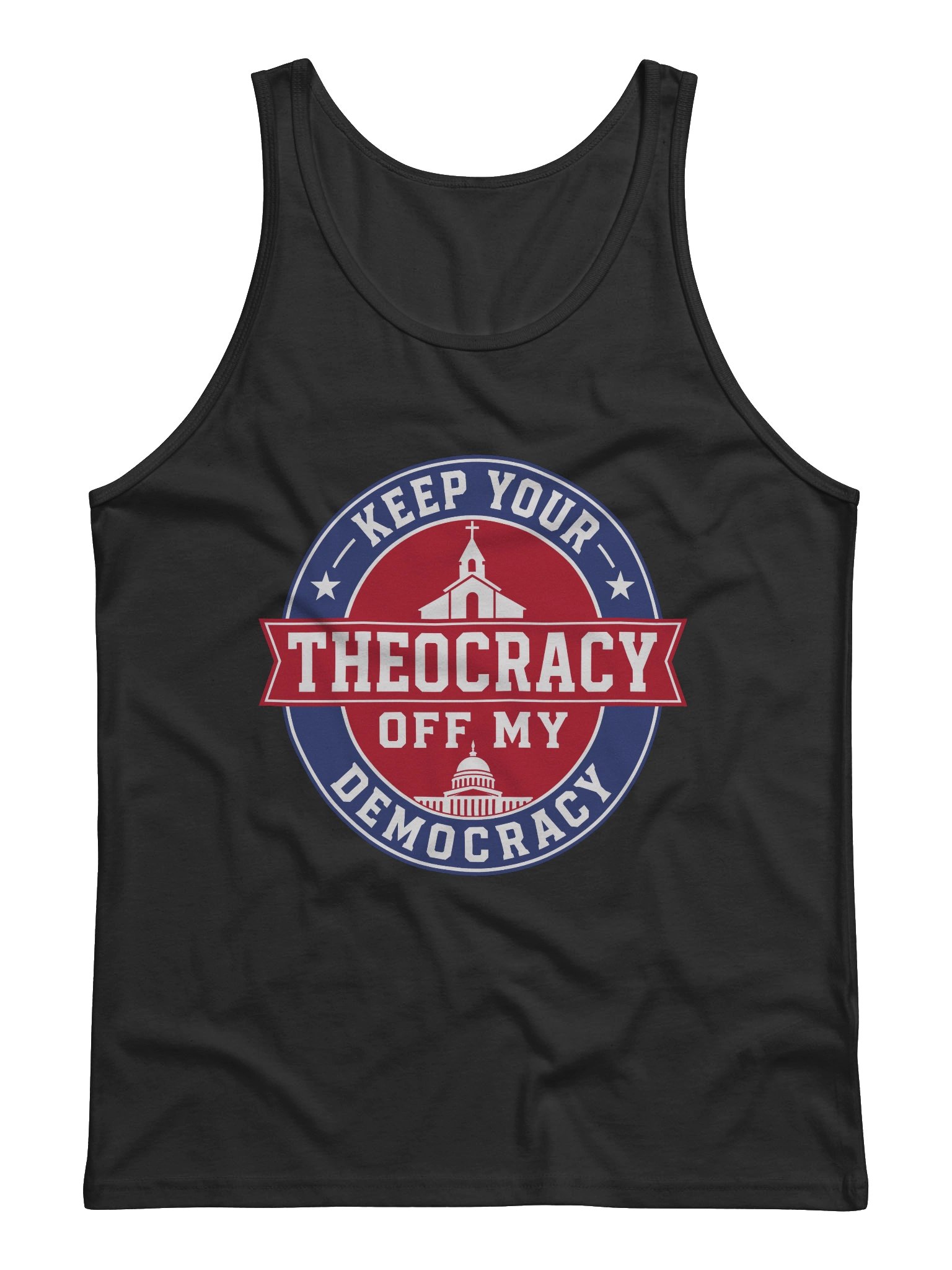 Keep Your Theocracy Off My Democracy - Men’s Tank Top product image (1)