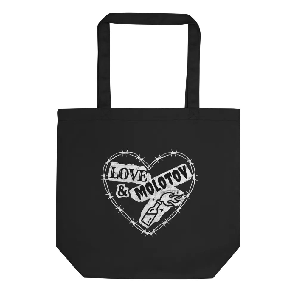Love & Molotov Rebellion Signature Design Eco-Friendly Tote Bag product image (1)