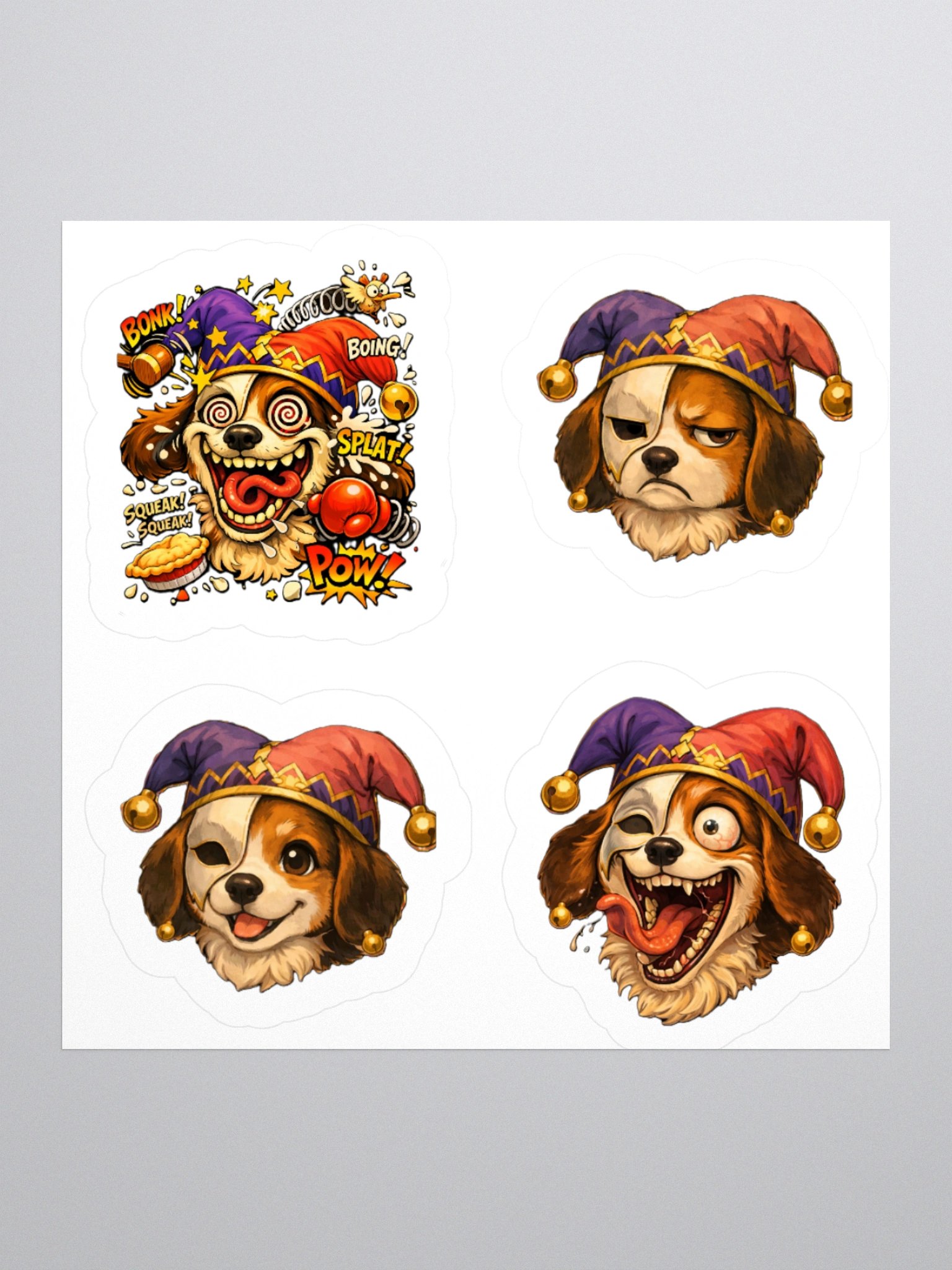 Kingdoms Jester Sticker Set product image (1)