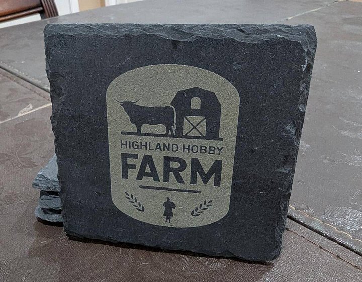 Highland Hobby Farm Slate Coaster product image (1)