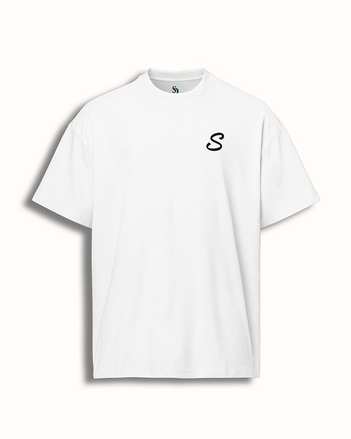 Setter Oversize Tee — White product image (1)