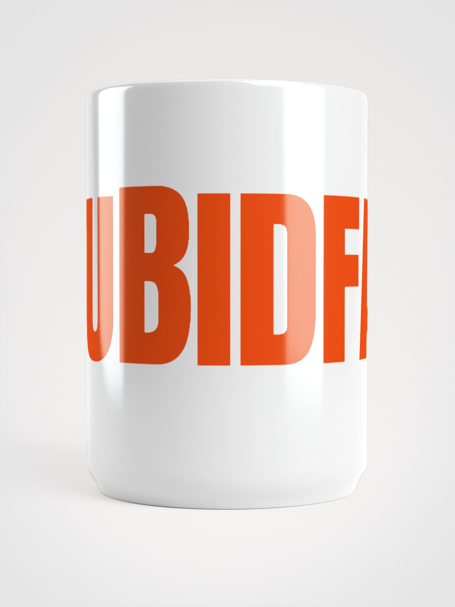 Bold Orange STUBIDFACE Mug product image (6)