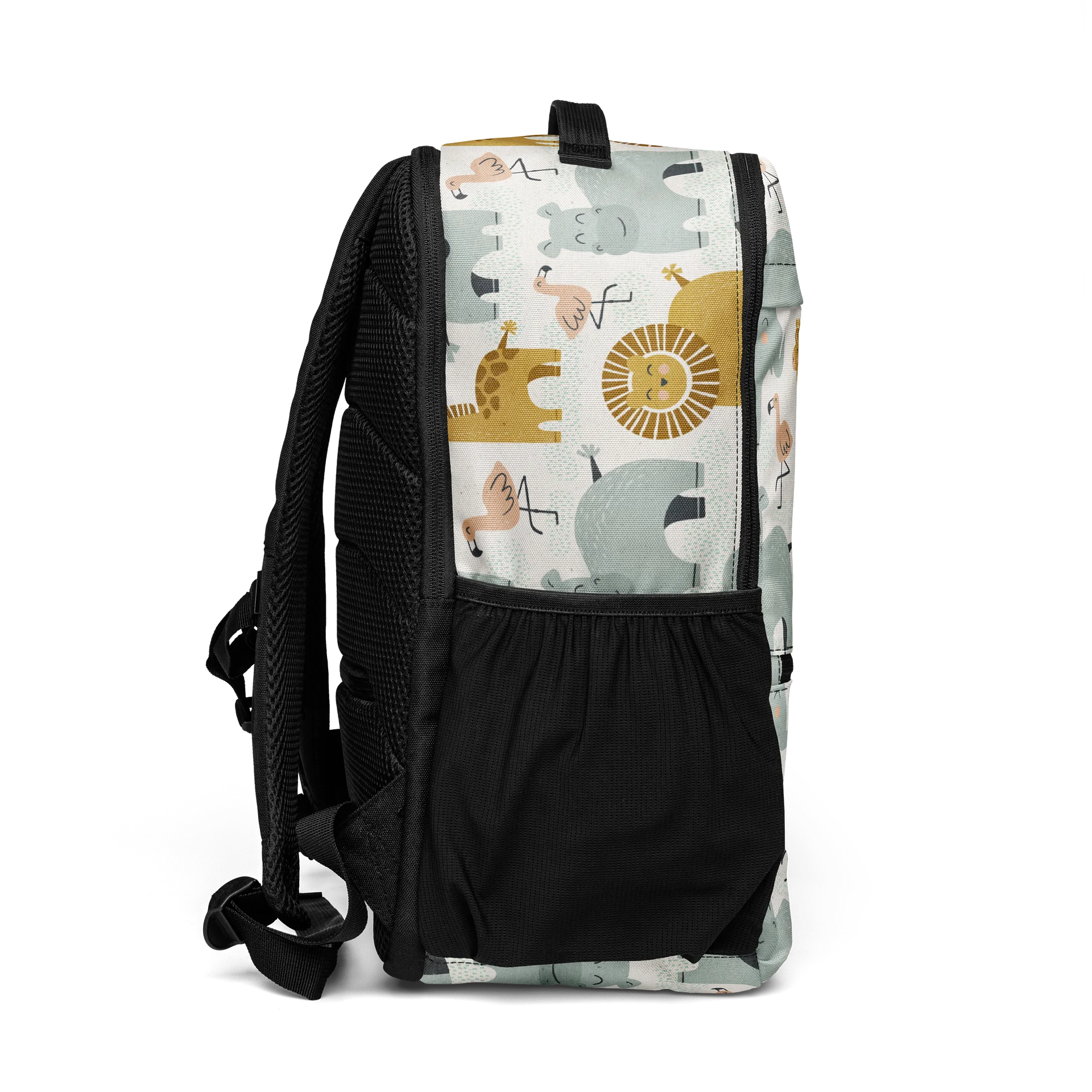 Retro Jungle Animals Utility Backpack product image (6)