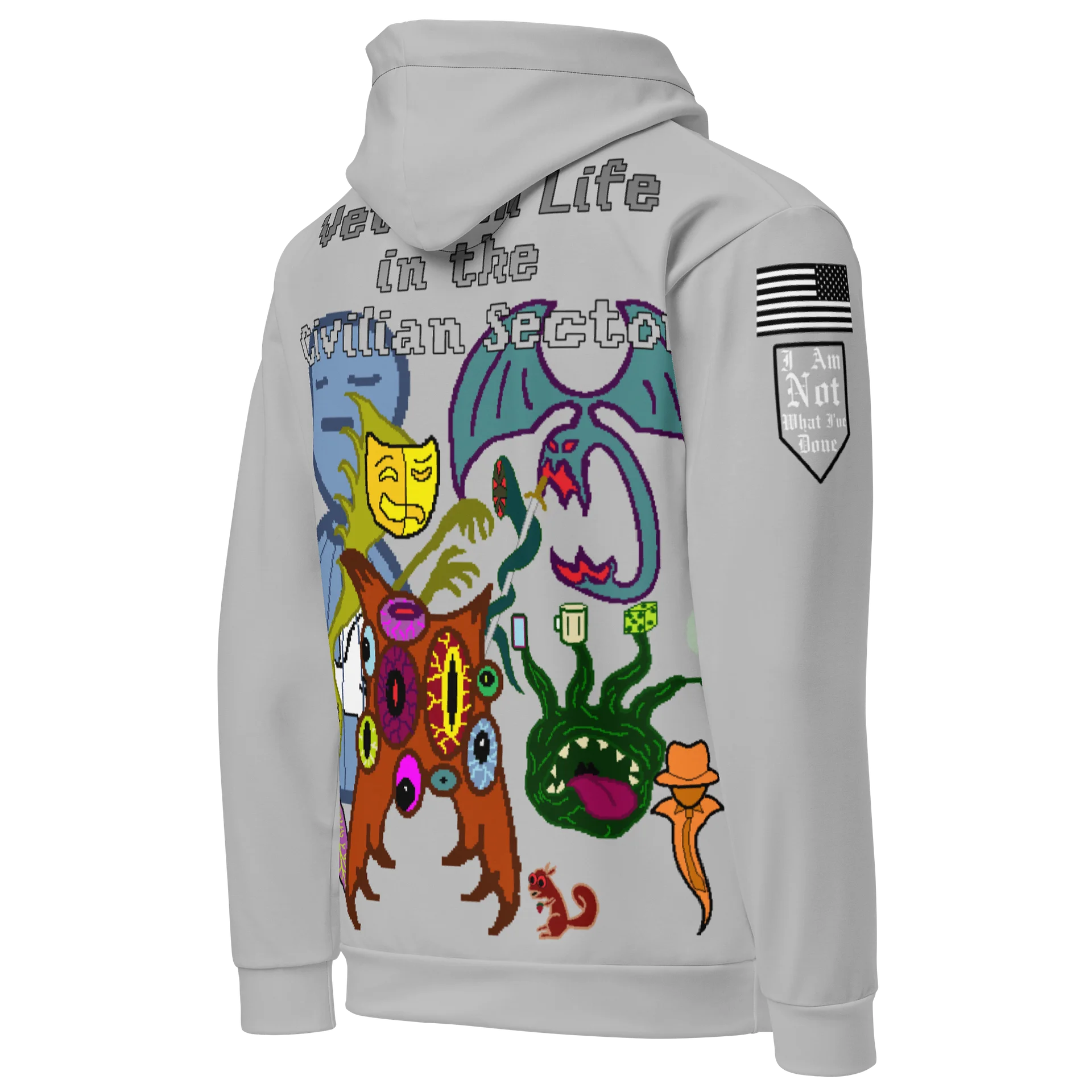 Stick Vet's Demons Athletic Hoodie Grey product image (2)
