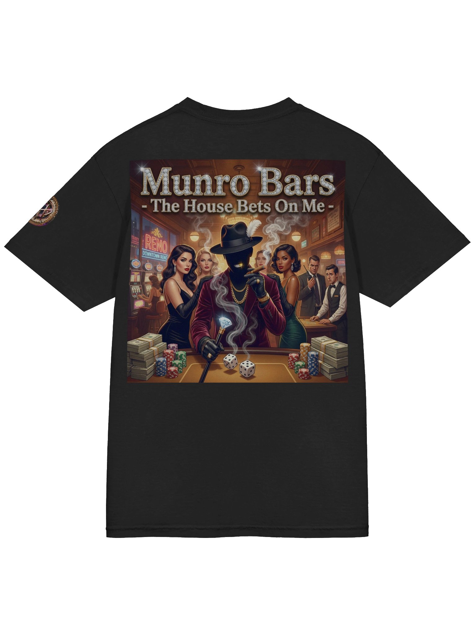 Munro Bars - The House Bets On Me Tee product image (4)