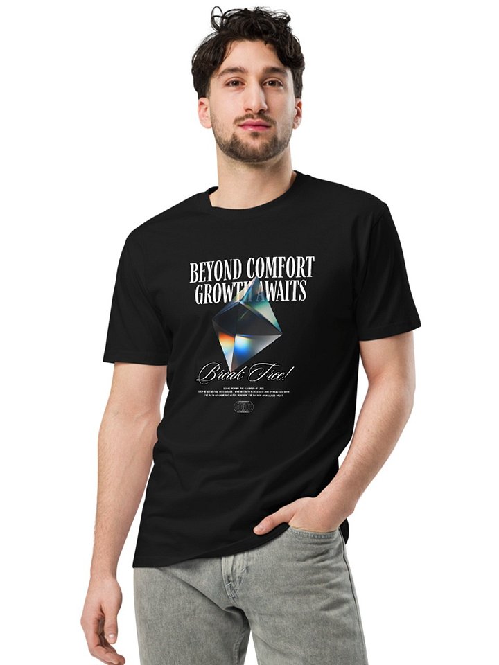 Beyond Comfort Growth Awaits Break Free – AS Colour Premium Cotton T-Shirt product image (2)