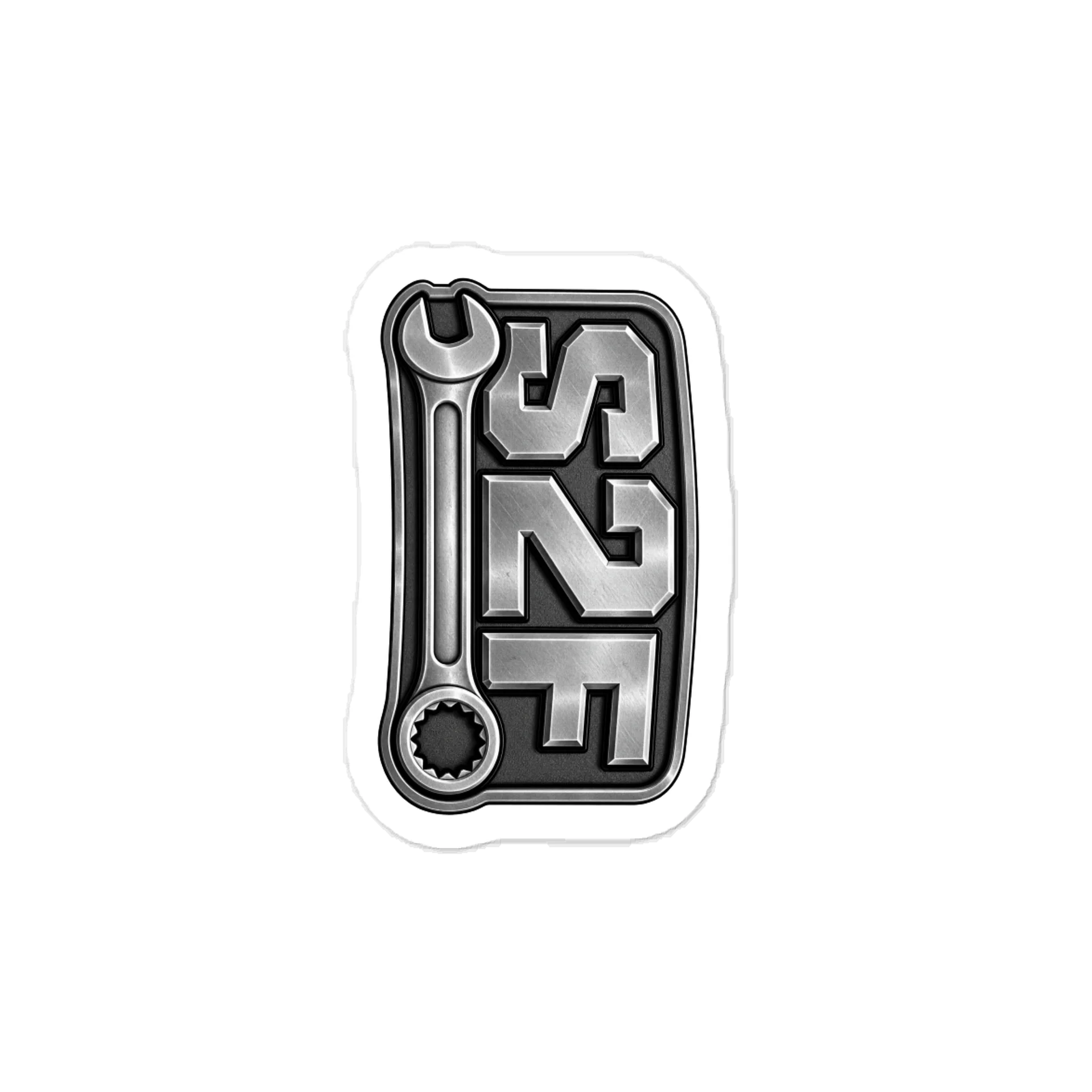 Industrial Wrench SNG Emblem Vinyl Decal product image (1)