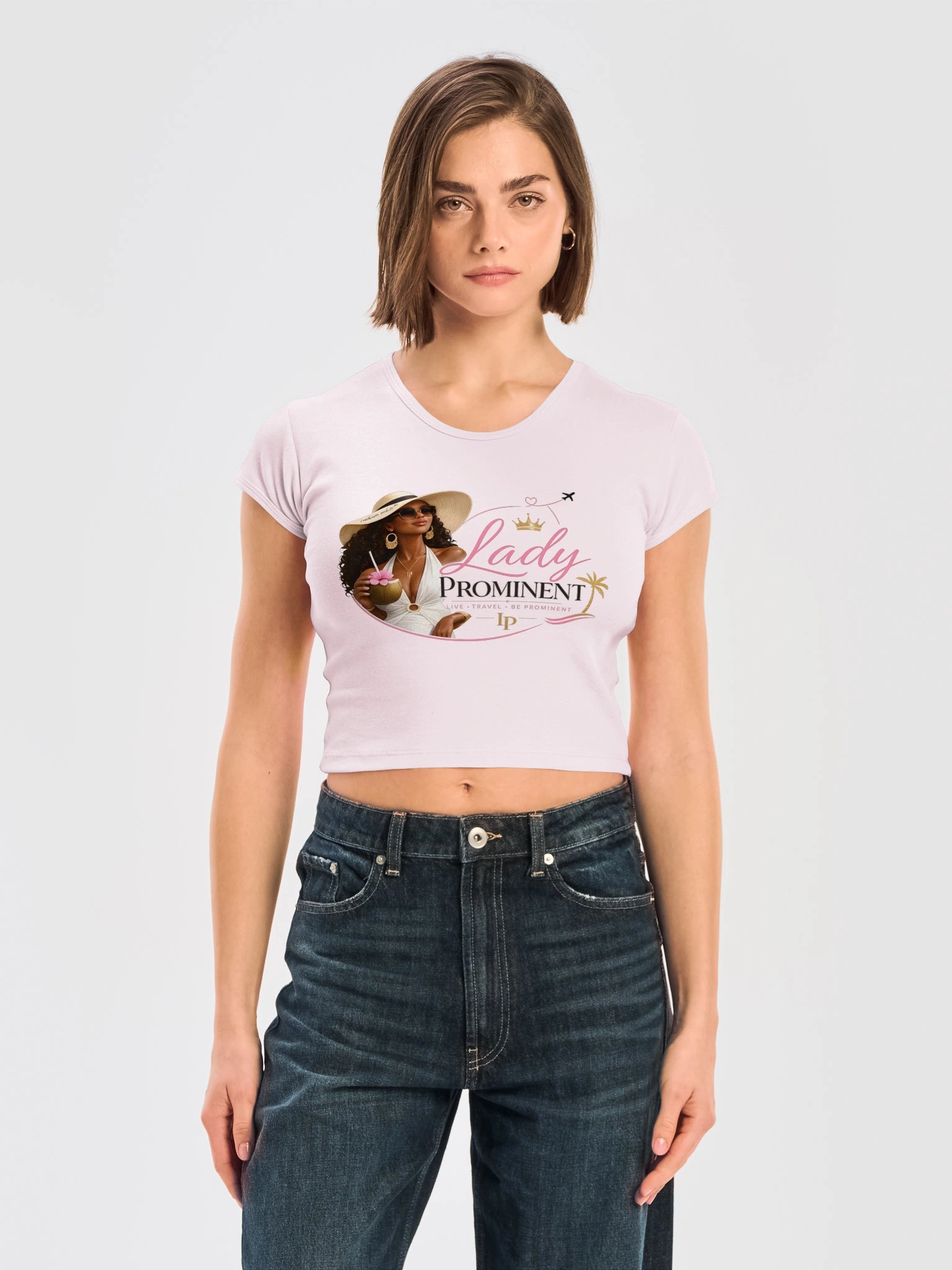 Lady Prominent Travel Luxe Baby Tee product image (11)
