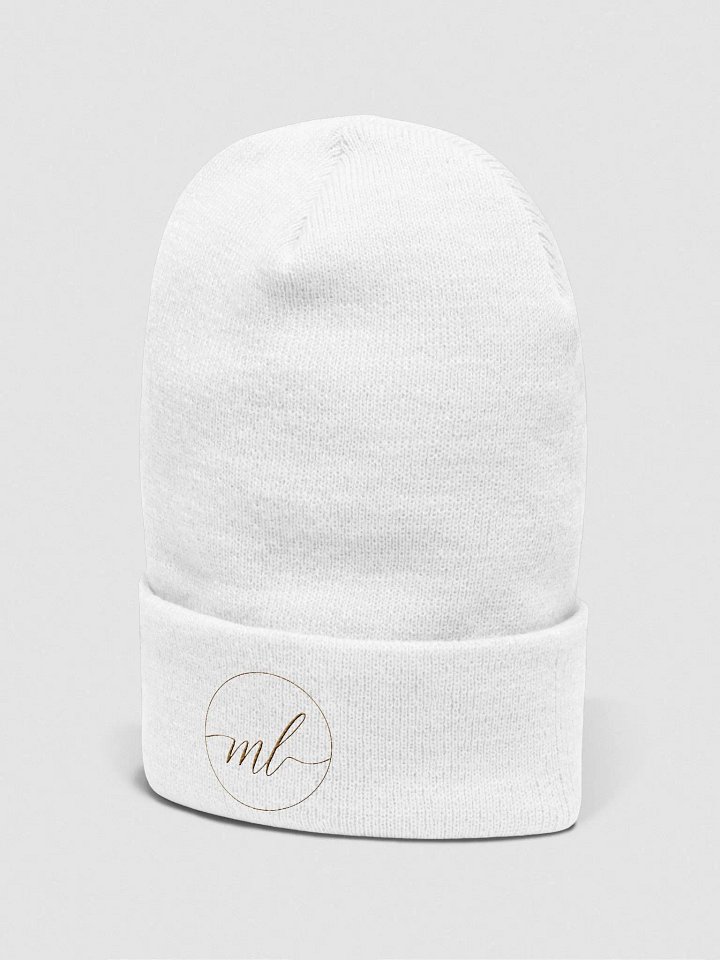 "Michelle Langone" Beanie (White) product image (2)