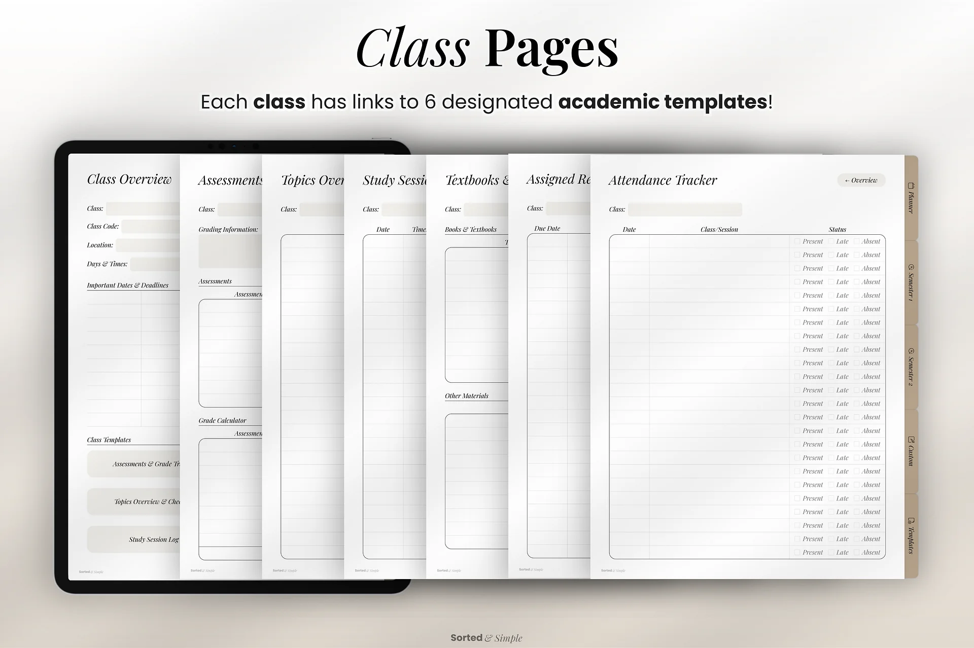 2026/2027 Student Planner - Academic Brown product image (5)