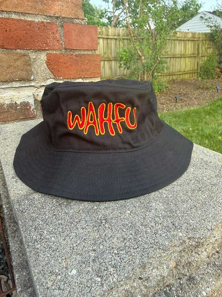 WAHFU Embroidered logo bucket hat - black product image (2)