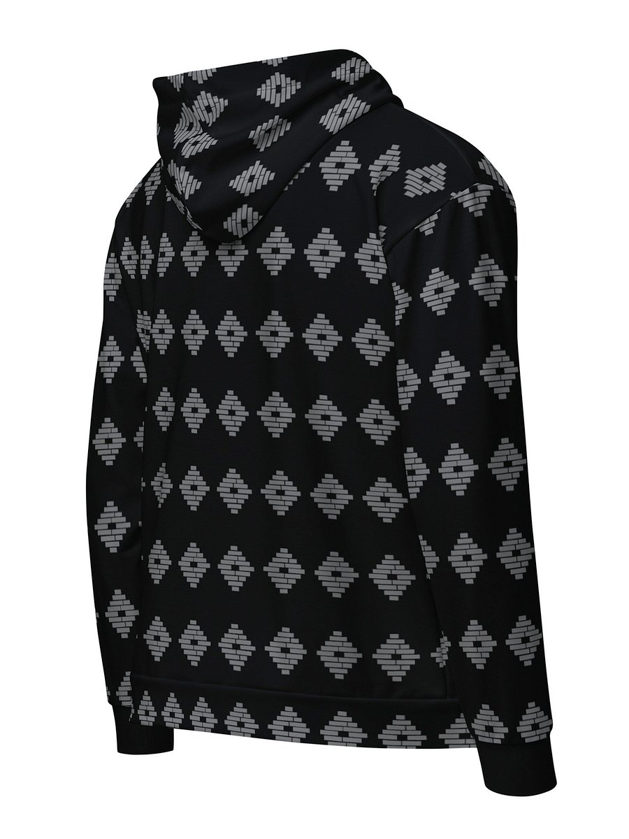 Powered by the People Zip Hoodie (Black/Gray) Image 2
