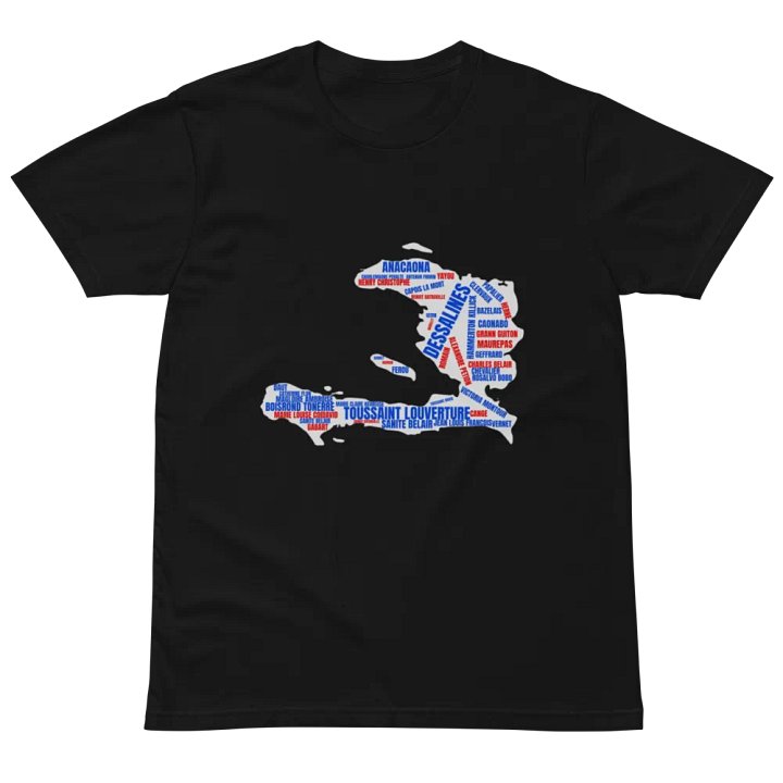 Haiti Map Unisex T-Shirt product image (5)