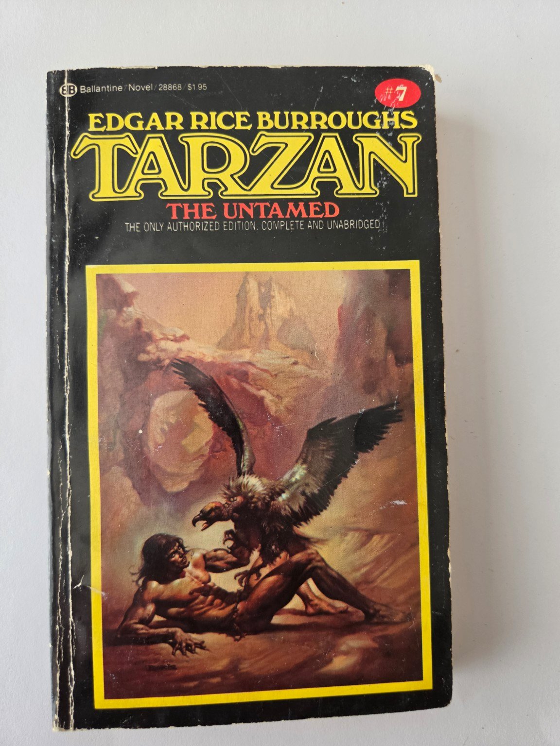 Vintage Tarzan the Untamed #7 | Edgar Rice Burroughs | Ballantine Paperback product image (1)