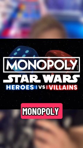They Made A Monopoly I Actually Like! #starwars #monopoly #AD